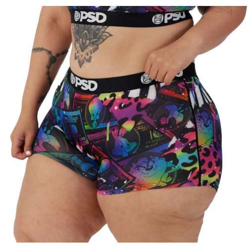 Women's PSD Plus Size Looney Tunes Boy Shorts