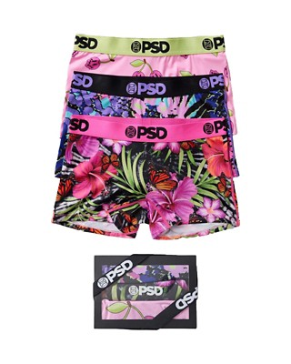 Women's PSD Wild Trip 3 Pack Boy Ruffles Shorts