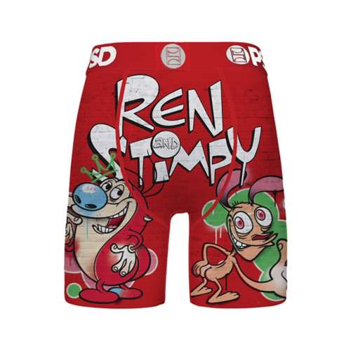 Men's PSD Ren & Stimpy Graffiti Boxer Briefs