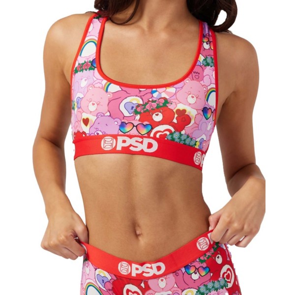Women's PSD Care Bear Sports Bra Medium Cb Xoxo