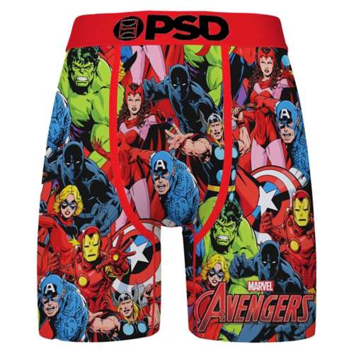 Men's PSD Avengers Squad Boxer Briefs