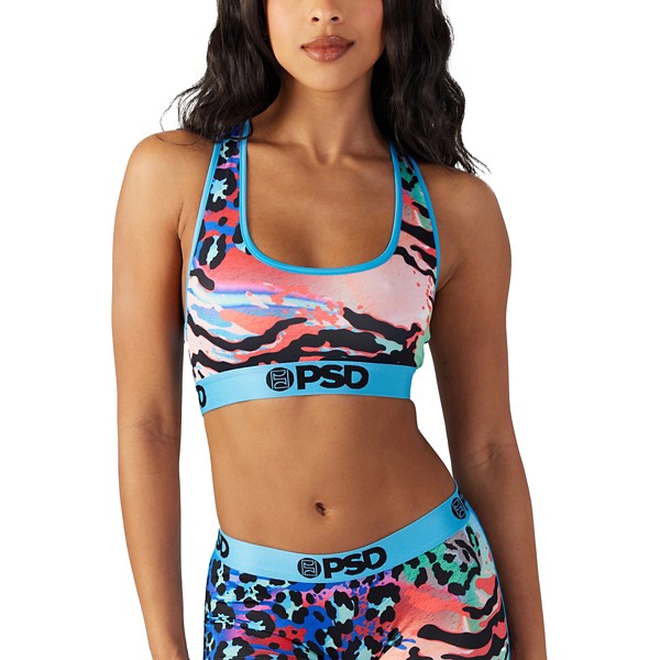 Women's PSD Feral Sports Bra Small Multi