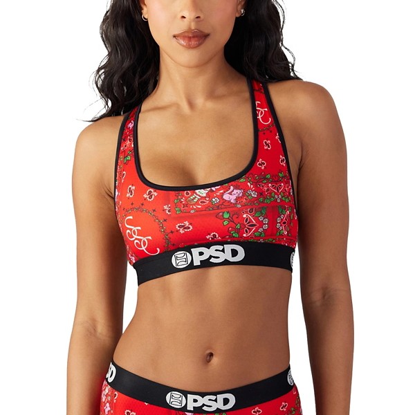 Women's PSD Strawberry Shortcake Sports Bra Large SSC Bandana
