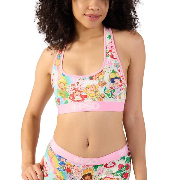 Women's PSD Strawberry Shortcake Sports Bra Medium Vintage