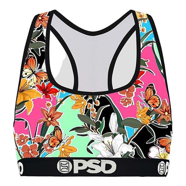 Women's PSD Sports Bra XSmall Retro Garden
