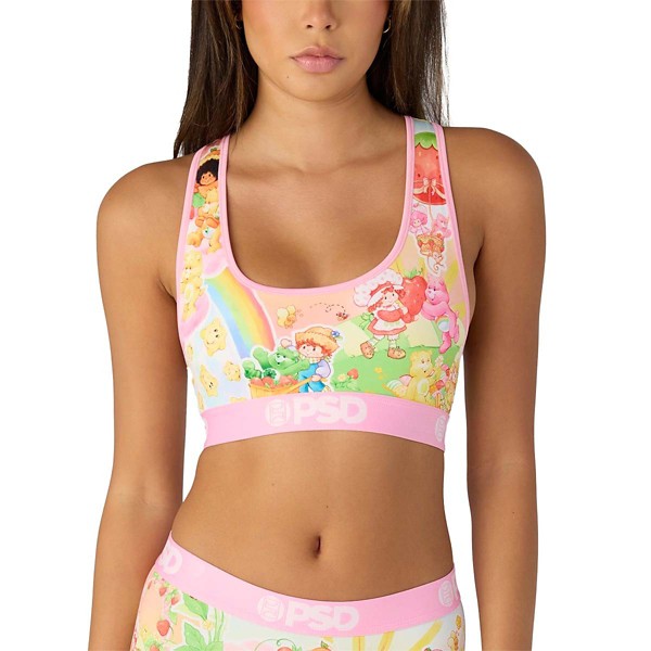 Women's PSD Strawberry Shortcake x Care Bears Sports Bra XLarge Land