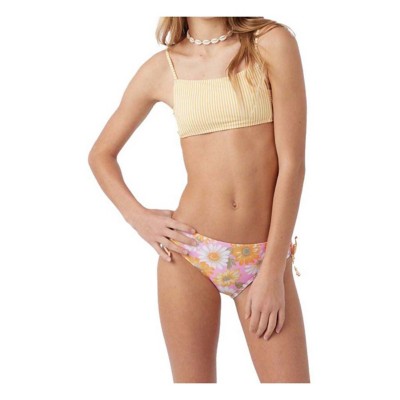 Girls' O'Neill Sunnyside Floral Square Neck Swim Bikini Set