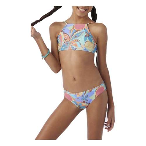 Miami Dolphins Women's Bikini Set 2 Piece Summer Beach Cross Swimwear Suit  Gift