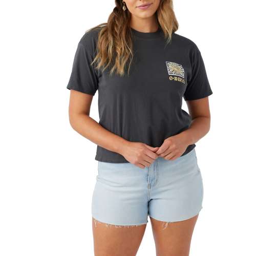 Women's Tampa Bay Lightning Heather Grey Palm Tree T-Shirt Storm / M