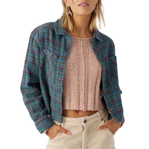 Women's O'Neill Pippa Flannel Long Sleeve Button Up Shirt