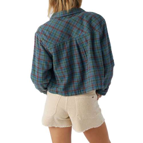 Women's O'Neill Pippa Flannel Long Sleeve Button Up Shirt