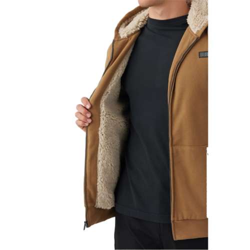 Wyoming Cowboys Women's Sherpa Hood - Brown