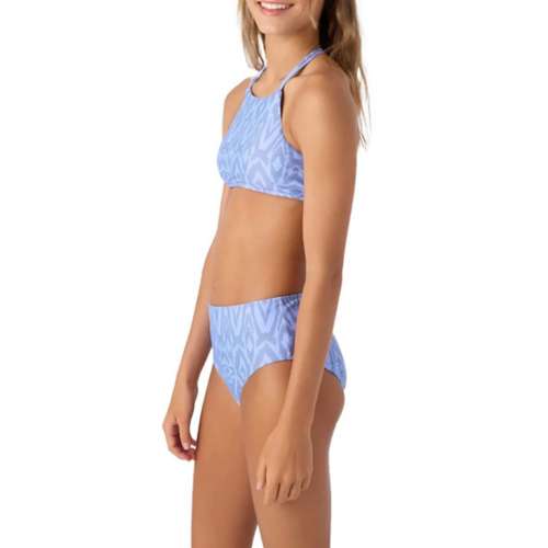Girls' O'Neill Isabella Ikat Braided High Neck Swim Bikini Set