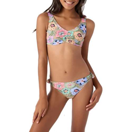 Girls' O'Neill Talitha Floral Hanky Tie Swim Bikini Set