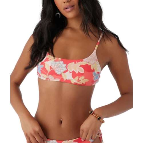 Women's O'Neill Antalya Floral Surfside Bralette Swim Bikini Top