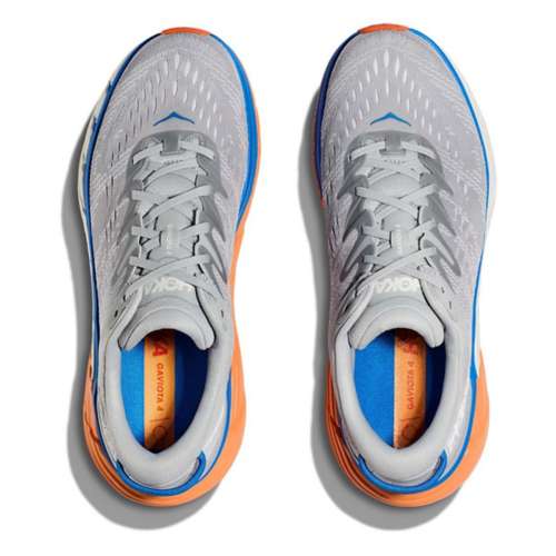 Zapatillas Hoka Gaviota 4 gris azul naranja hombre