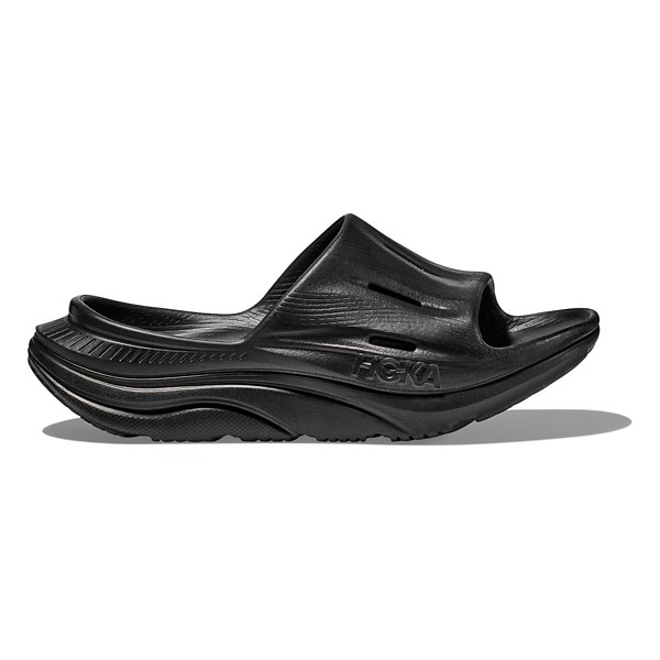 Adult HOKA Ora 3 Recovery Sandals M4/W6 Black/Black