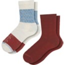 Women's Smartwool Colorblock Cable 2 Pack Crew Socks