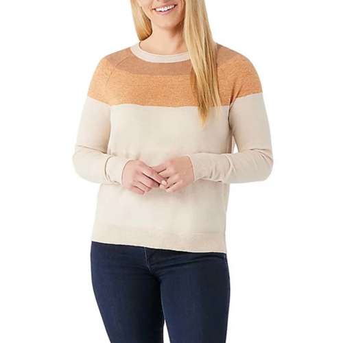 Women's Smartwool Edgewood Colorblock Pullover Sweater