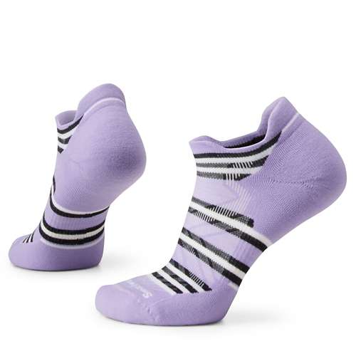 Women's Smartwool Run Targeted Cushion Stripe Ankle Running Socks