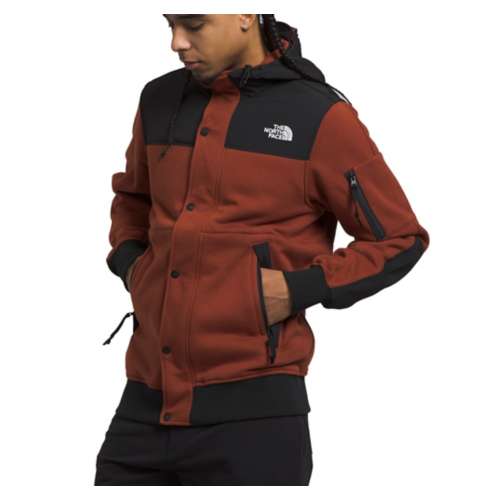 Men's The North Face Highrail Hooded Button Up Fleece Jacket