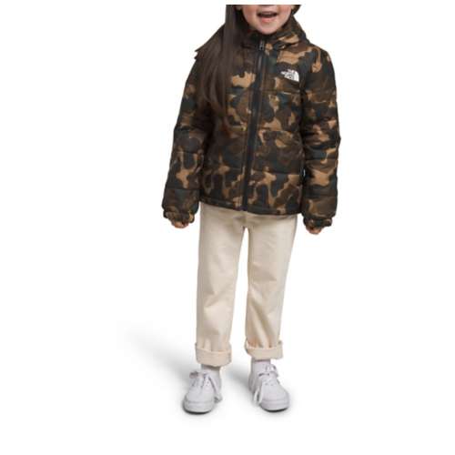 Toddler The North Face Reversible Mt Chimbo Hooded Mid Puffer rgad jacket