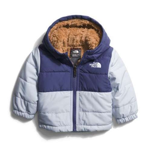 Baby The North Face Reversible Mount Chimbo Hooded Mid Puffer Marrone jacket