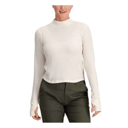 Women's The North Face Sunpeak Waffle Turtleneck Sweater Crewneck Sweatshirt