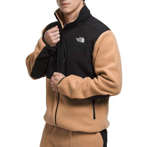 Orange Denali shell and fleece jacket, The North Face