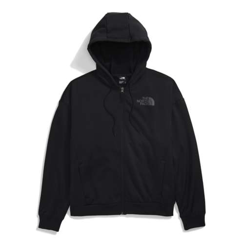 The north face woven panel mittelegi full zip online hoodie