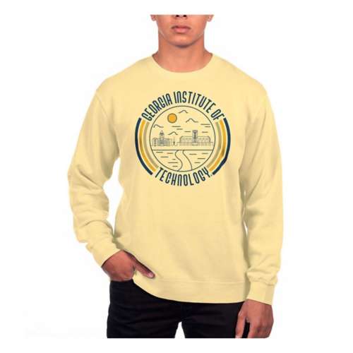 USCAPE Georgia Tech Yellow Jackets 90's Flyer Pigment Dyed Crew