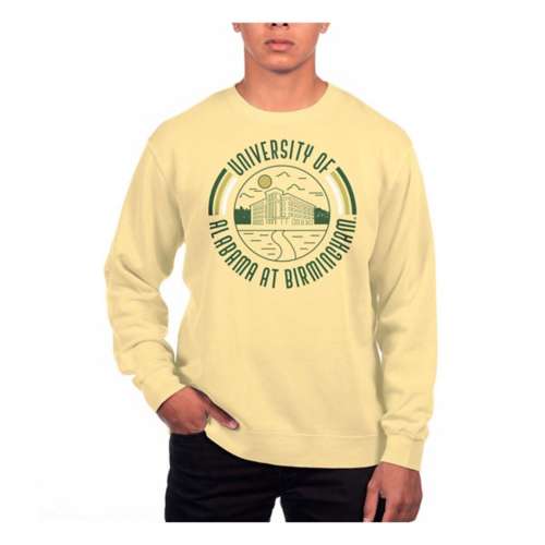 USCAPE UAB Blazers 90's Flyer Pigment Dyed Crew