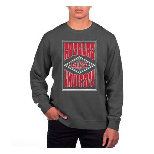 USCAPE Rutgers Scarlet Knights Poster Pigment Dyed Crew