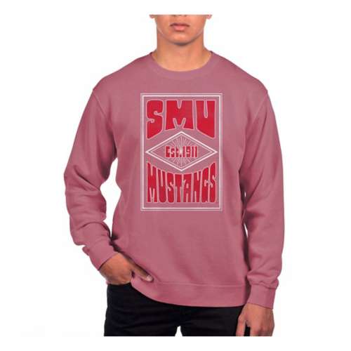 USCAPE SMU Mustangs Poster Pigment Dyed Crew
