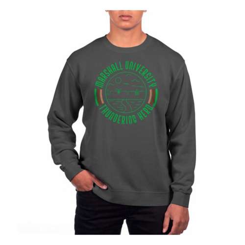 USCAPE Marshall Thundering Herd 90's Flyer Pigment Dyed Crew