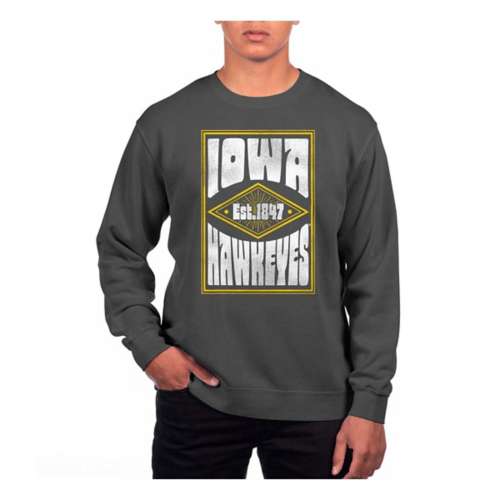 USCAPE Iowa Hawkeyes Poster Pigment Dyed Crew