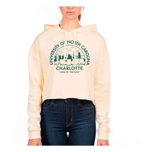 USCAPE Women's Charlotte 49ers Voyager Crop Hoodie