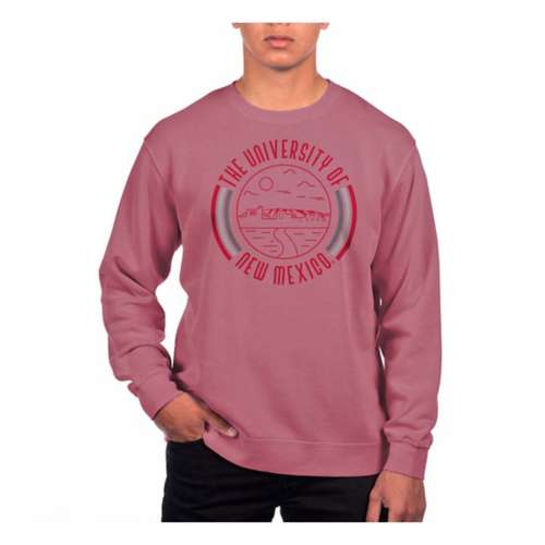 USCAPE New Mexico Lobos 90's Flyer Pigment Dyed Crew