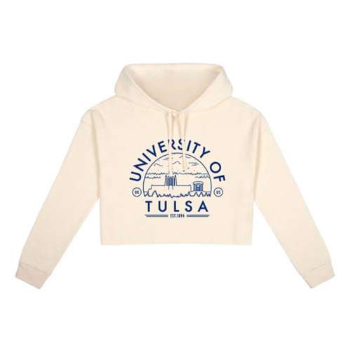USCAPE Women's Tulsa Golden Hurricanes Voyager Crop knitted hoodie