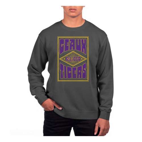 USCAPE LSU Tigers Poster Pigment Dyed Crew