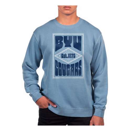 USCAPE BYU Cougars Poster Pigment Dyed Crew