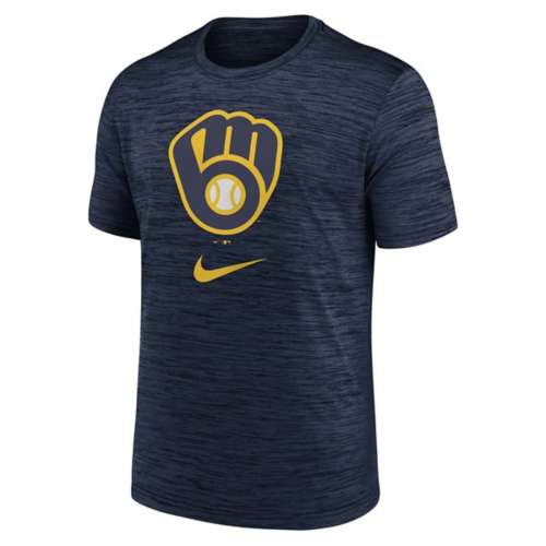 MLB Milwaukee Brewers Boys' Poly T-Shirt - XS