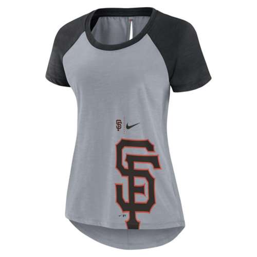 Nike Men's San Francisco Giants Authentic Collection Thermal Crew Sweatshirt - Charcoal/Black