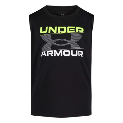 Boys' Under Armour Grade Logo Muscle Tee Tank Top