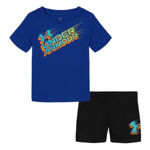 Baby Under Armour Faster Logo T-Shirt and Shorts Set
