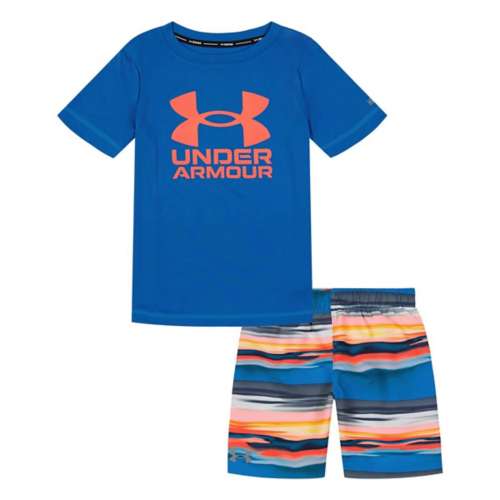 The Under Armour Heatgear Curry 3 Black White, Baby Boys' Under Armour  Heatgear Serenity Stripe Swim Set