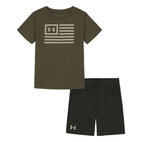 Baby Under Armour Outdoor Fish Camo T-Shirt and Shorts Set