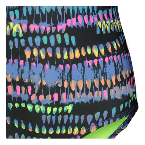 Girls' Under Armour Watercolor Drip One Piece Swimsuit