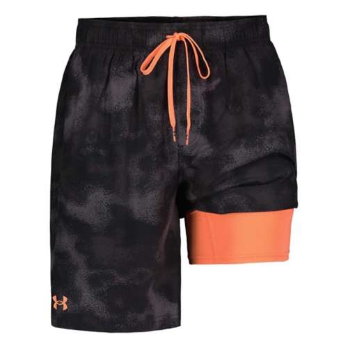 Men's Under Armour Sand Camo Compression Swim Trunks