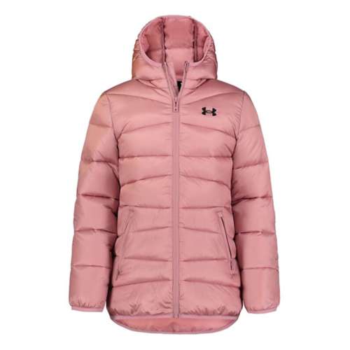 Girls' Under armour Pant Longer Prime Hooded Mid Puffer Jacket